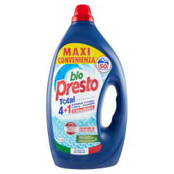 Bio Presto Liquido Lavatrice Igiene 50 Misurini 2500ml