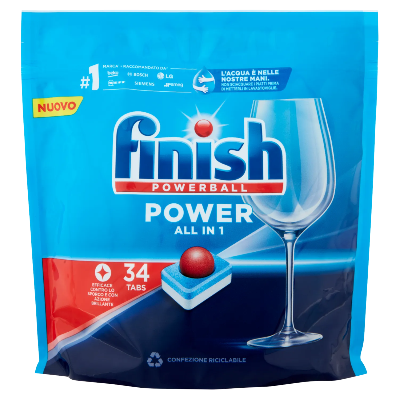 Finish Power All in 1 Regular 34pz