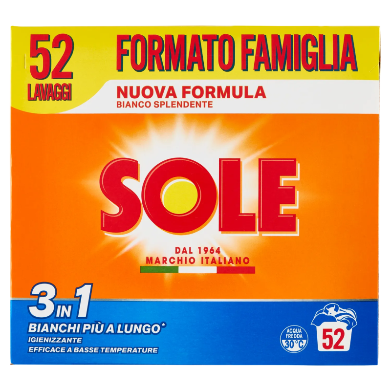 Sole Polvere Bianco Splendente 52 Misurini 2600gr