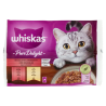 Whiskas Gatto Pure Delight Succulenti Straccetti in Gelatina con Manzo e Pollo 4x85gr