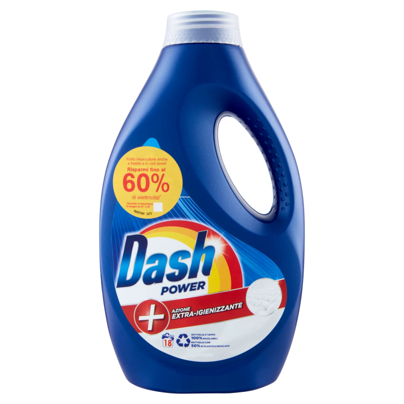 Dash Liquido Lavatrice Power Azione Extra-Igienizzante 18 Misurini 900ml