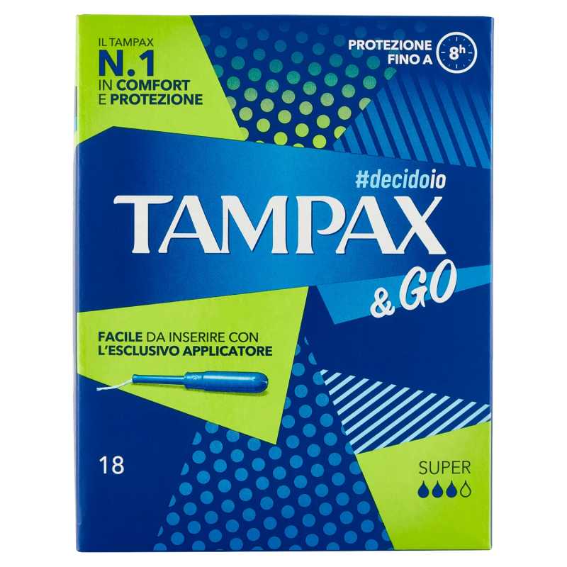 Tampax e Go Super 18pz