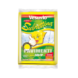 Vesuvio Subrettina Panno Pavimenti Giallo 50x70cm 1pz