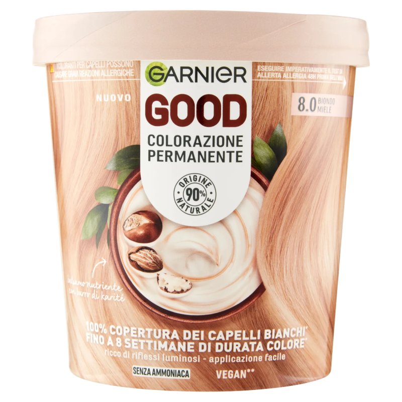 Garnier Good 8.0 Biondo Miele, Colorazione Permanente 1pz