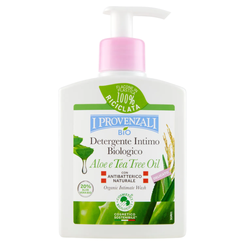 I Provenzali Bio Detergente Intimo Biologico Aloe e Tea Tree Oil 200ml