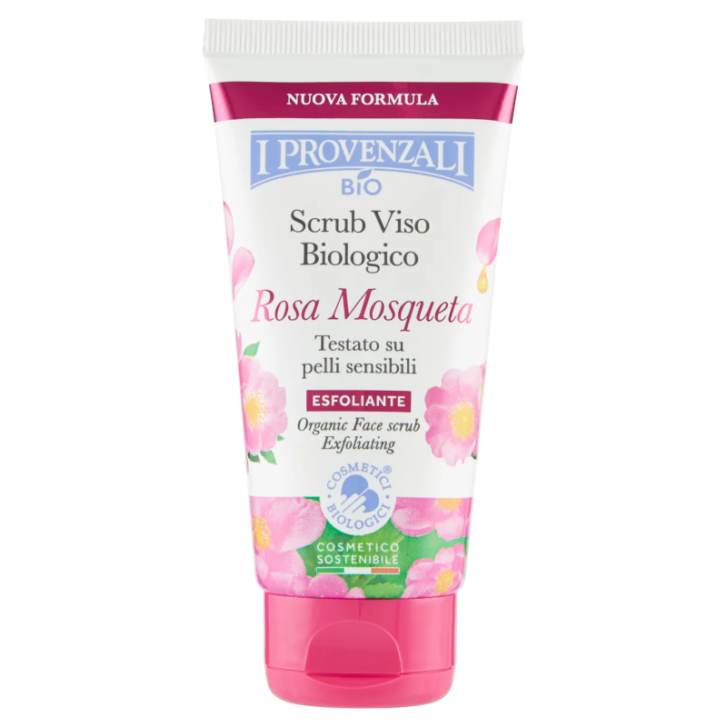 I Provenzali Bio Scrub Viso Biologico Rosa Mosqueta 75ml