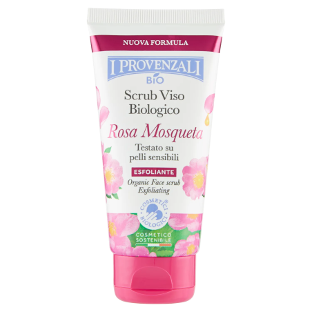 8025796008551 I Provenzali Bio Scrub Viso Biologico Rosa Mosqueta 75ml