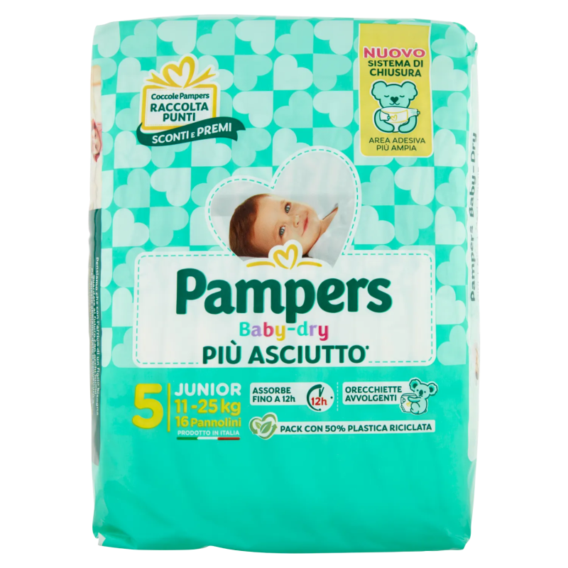 8001480307803 Pampers Baby-Dry 11-25kg New 16pz