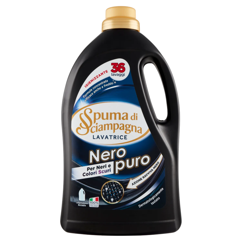 Spuma Di Sciampagna Neropuro Lavatrice Igienizzante 36 Misurini 1620ml