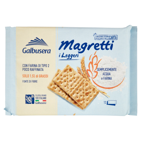 8002190002378 Galbusera Magretti I Leggeri 12x31,6gr