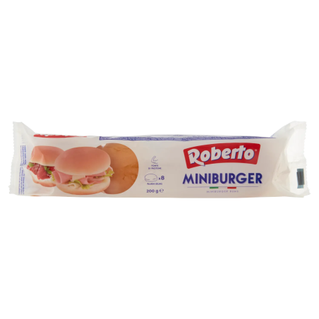 8003490044570 Roberto Pane Mini Hamburger 200gr