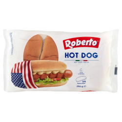 8003490036407 Roberto Pane Hot Dogs 250gr