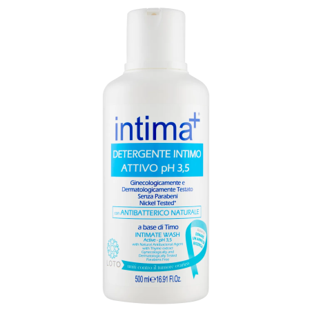 8029241107004 Intima+ Detergente Intimo Attivo Ph 3,5 500ml