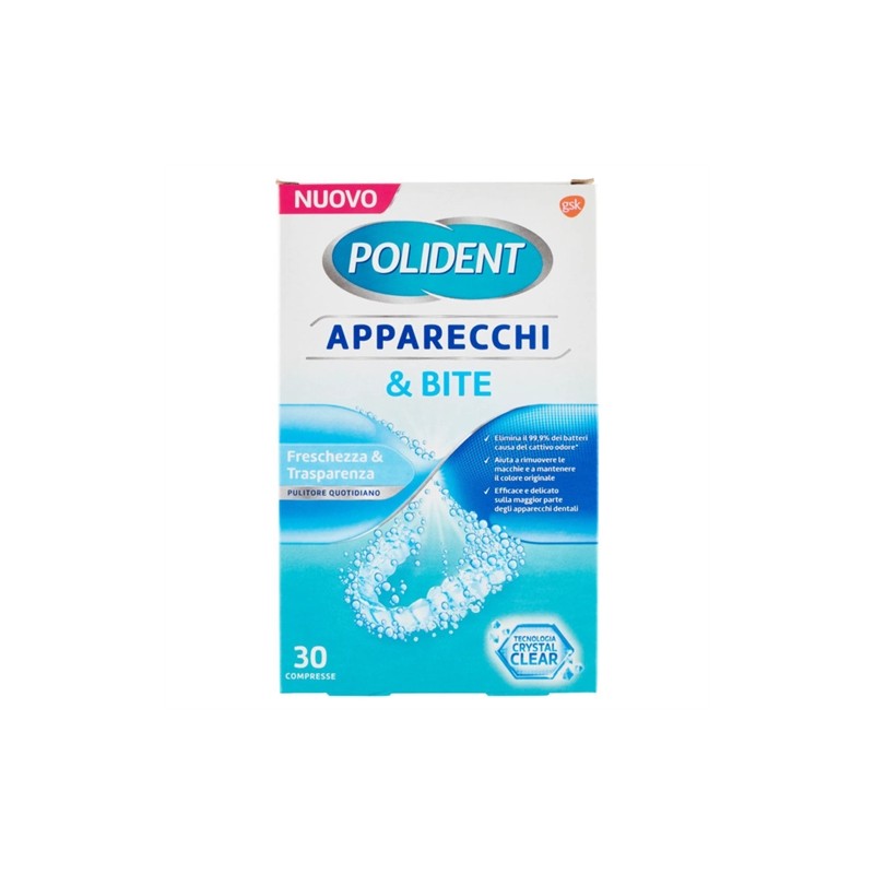 Polident Apparecchi & Bite 30pz