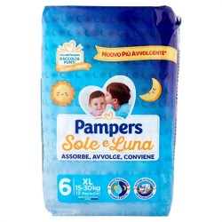 Pampers Sole&Luna 15-30kg New 13pz