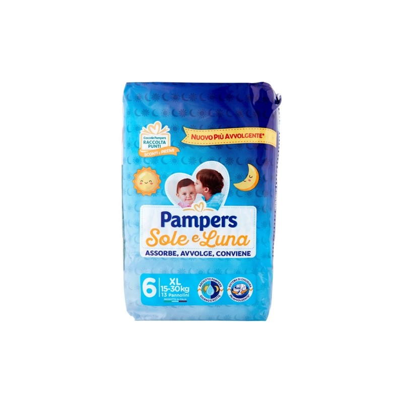 Pampers Sole&Luna 15-30kg New 13pz