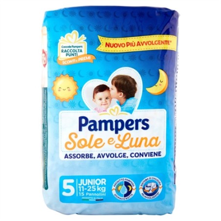 8001480306479 Pampers Sole&Luna 11-25kg 15pz