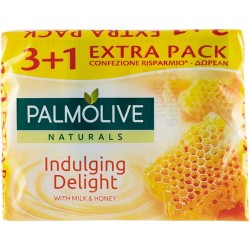 8714789699172 Palmolive Sapone Milk & Honey New 4x90gr