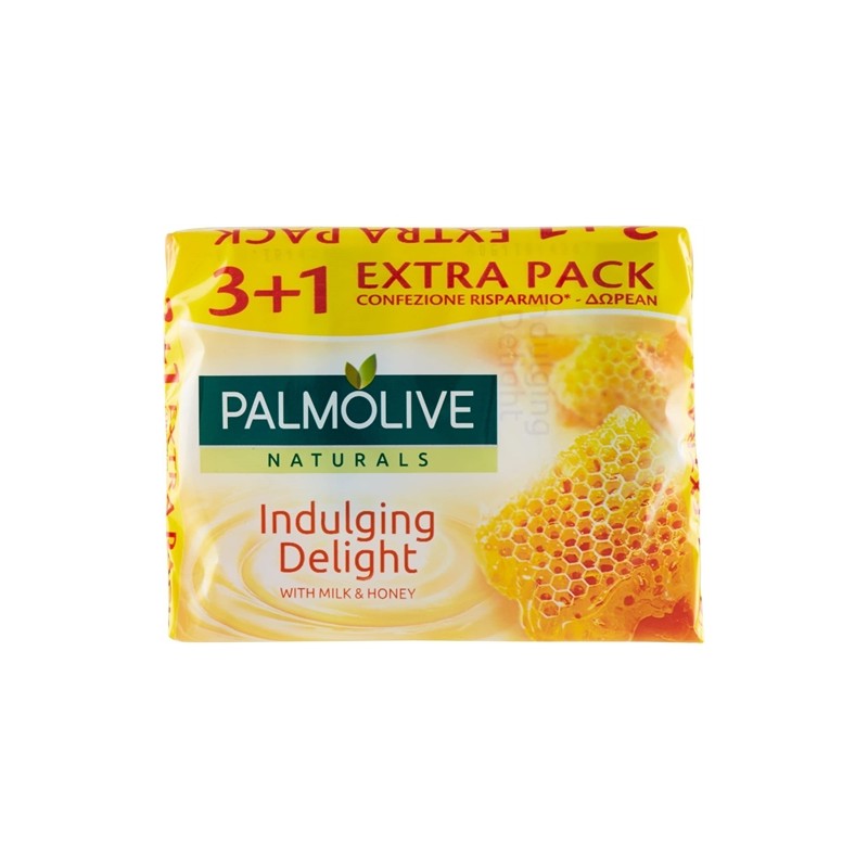 8714789699172 Palmolive Sapone Milk & Honey New 4x90gr