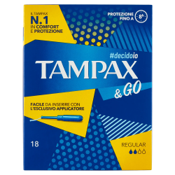 8001480408203 Tampax & Go Regular New 8pz