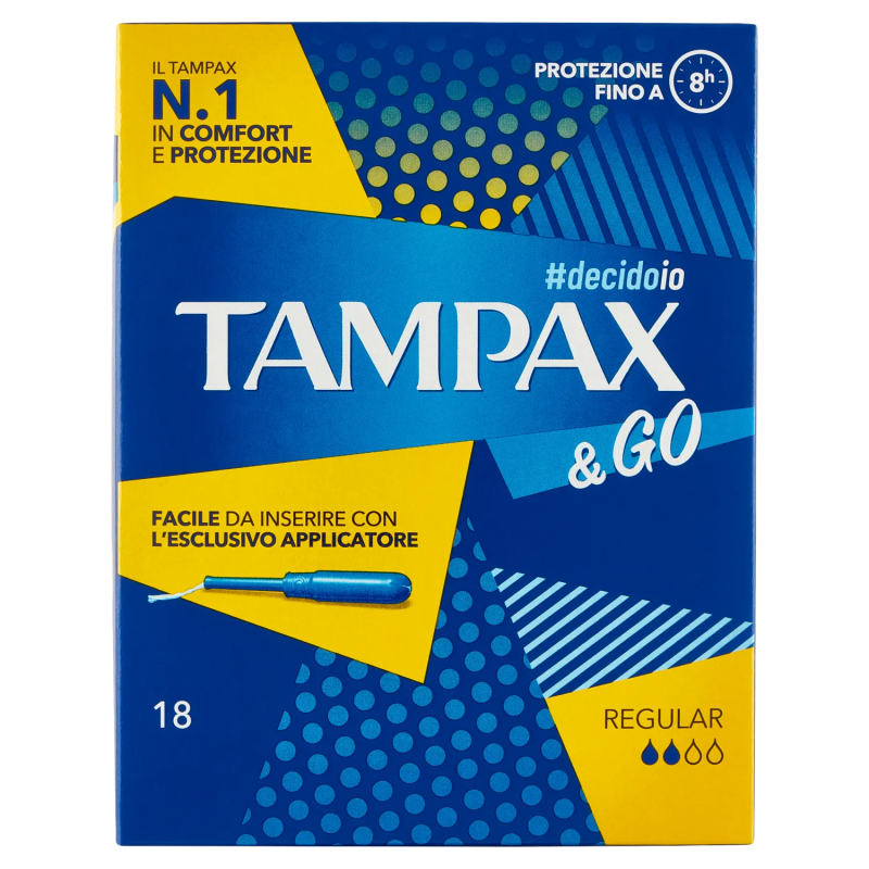 8001480408203 Tampax & Go Regular New 8pz