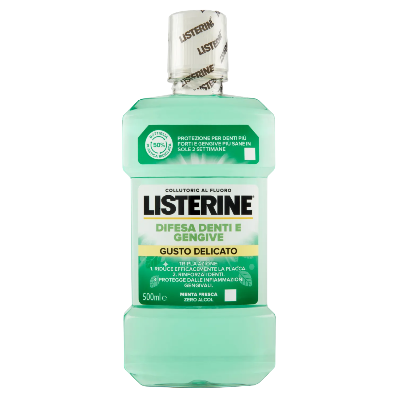 Listerine Colluttorio Denti & Gengive Gusto Delciato 500ml