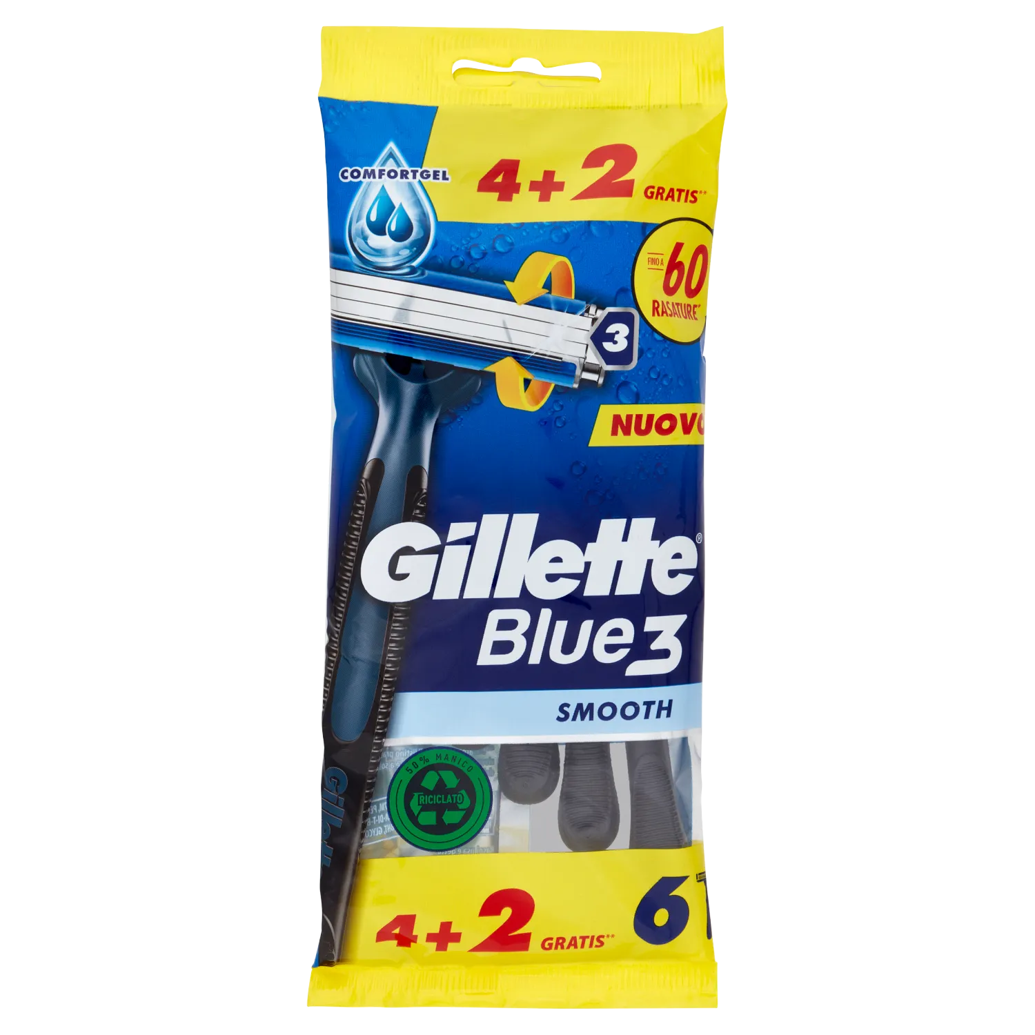 Gillette Blue3 Usa&Getta 4+2pz