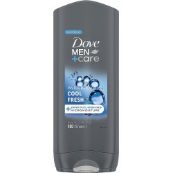 8710908317828 Dove Men+Care Invigorating Cool Fresh Body, Face & Hair Wash 400ml