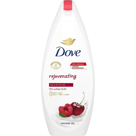 8720181365652 Dove Rejuvenating Shower Gel Cherry & Chia Milk 250 ml