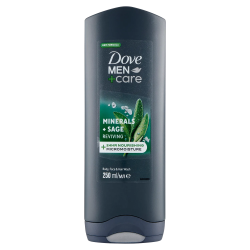 Dove Men+Care Mineral + Sage Reviving Body, Face & Hair Wash 250ml