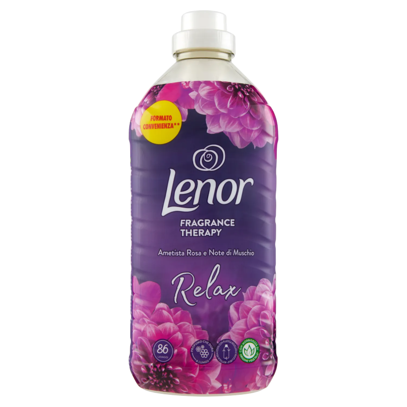 Lenor Ammorbidente Concentrato Ametista Rosa & Note di Muschio 86 Misurini 1806ml