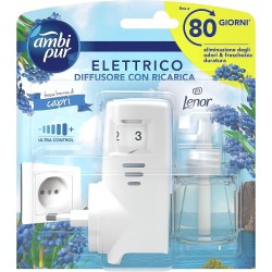 8006540269480 Ambipur Elettrico Starter Kit Lenor Capri 1pz