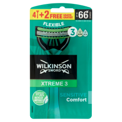 Wilkinson Rasoio Xtreme 3 Sensitive 4+2pz