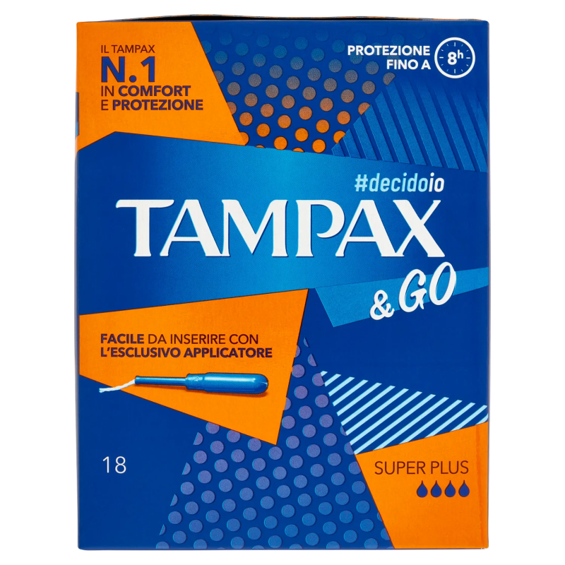 Tampax & Go Super Plus 18pz