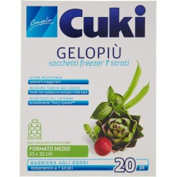 Cuki Gelopiu' Sacchetti Freezer Medi 20pz