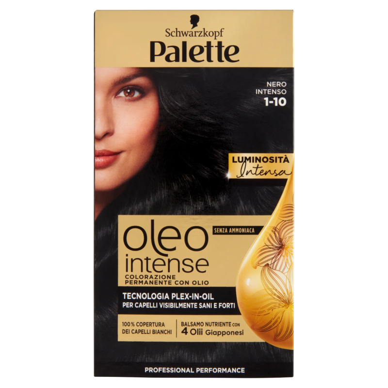 Testanera Palette Oleo Intense Nero Intenso 1-10 New 115ml