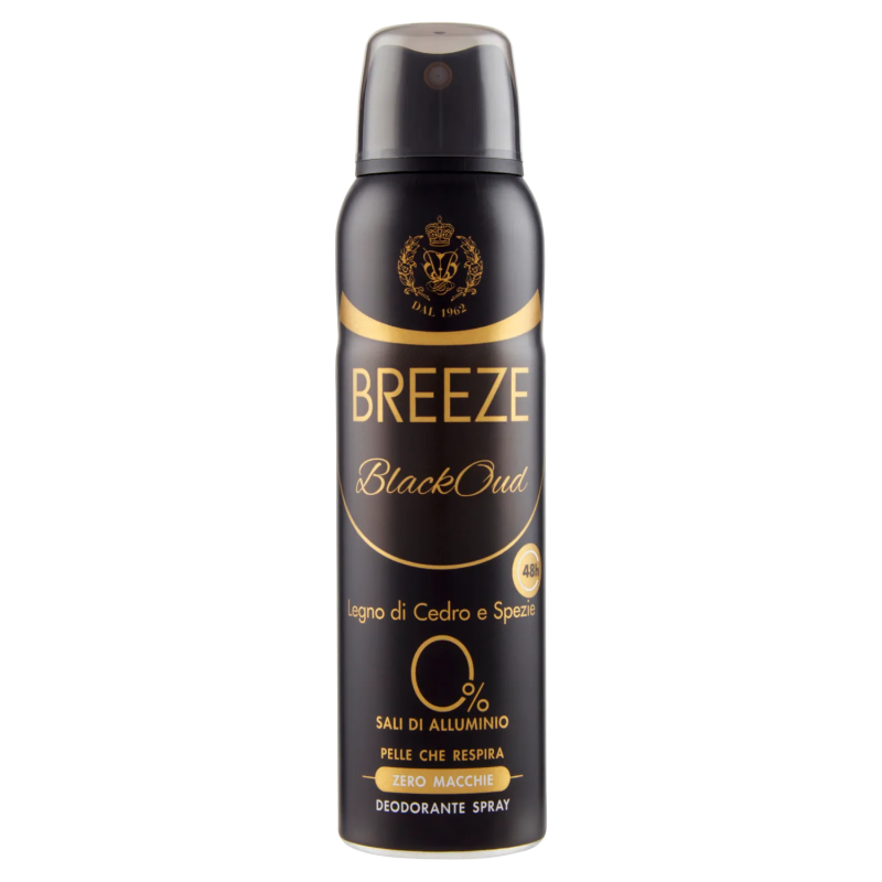 Breeze Deo Spray Black Oud 150ml