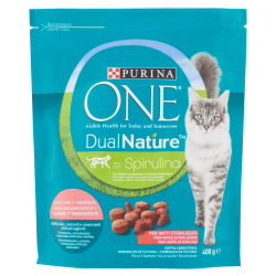 Purina One Cat Crocchette DualNature Sterilizzati Salmone 400gr