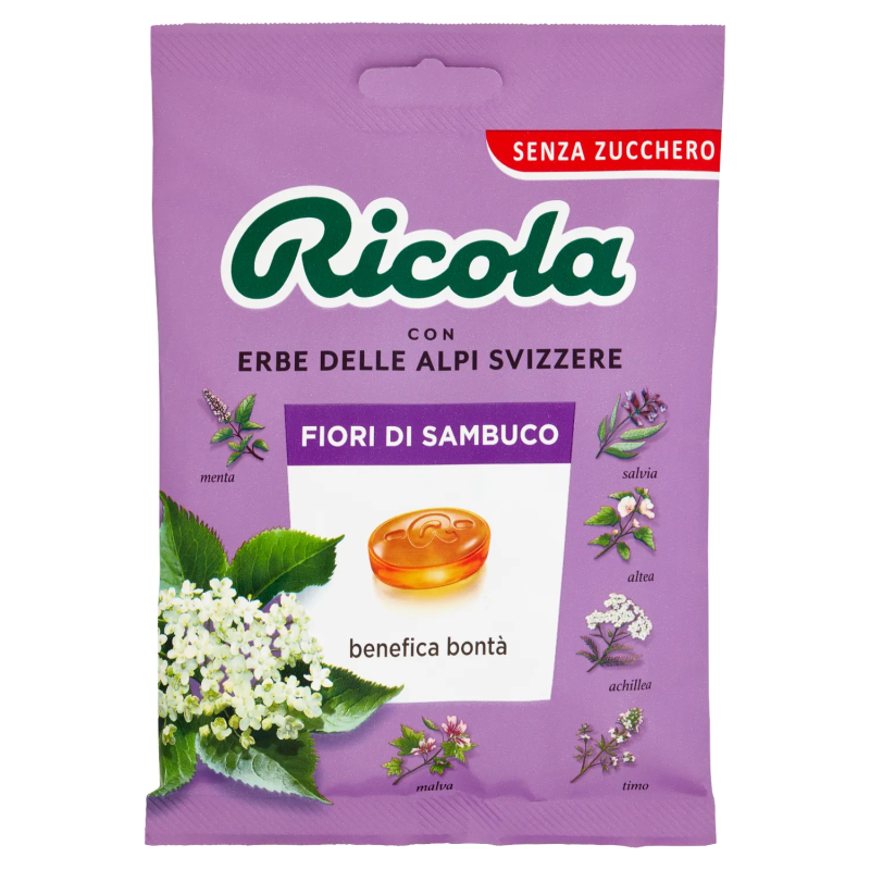 Ricola Busta Fiori di Sambuco 70gr