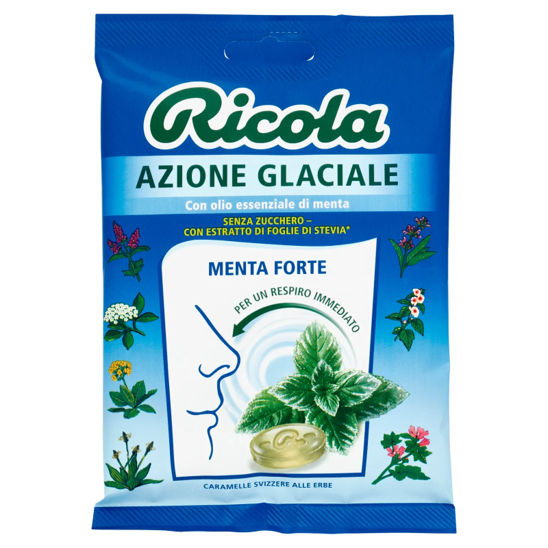 Ricola Busta Menta Forte 70gr