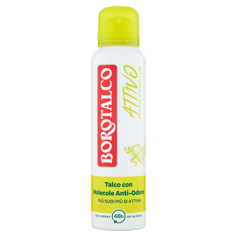 Borotalco Deo Spray Active Giallo New 150ml