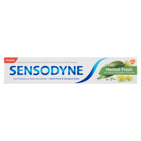 5054563109361 Sensodyne Dentifricio Herbal 75ml