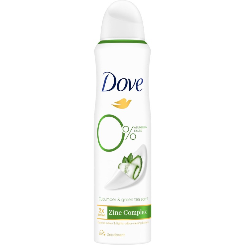 Dove Deo Spray 0% Alluminio Go Fresh Cucumber 150ml