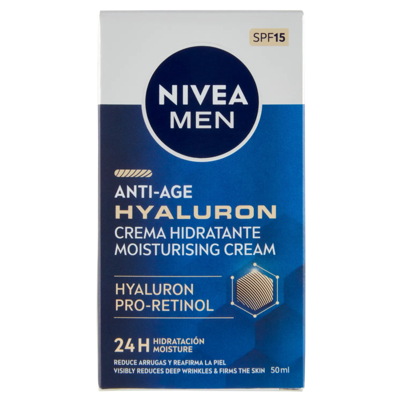 Nivea Men Crema Idratante Anti-Age Hyaluron 50ml