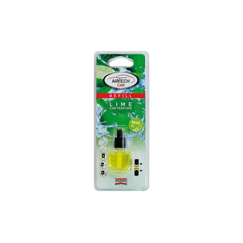 8034136190078 Arexons Deo Car Airtech Ricarica Lime 7ml