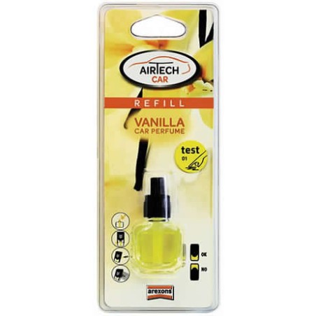 8034136190108 Arexons Deo Car Airtech Ricarica Vanilla 7ml