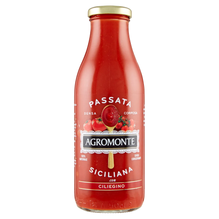 8032817241316 Agromonte Passata Siciliana Con Ciliegino 520gr