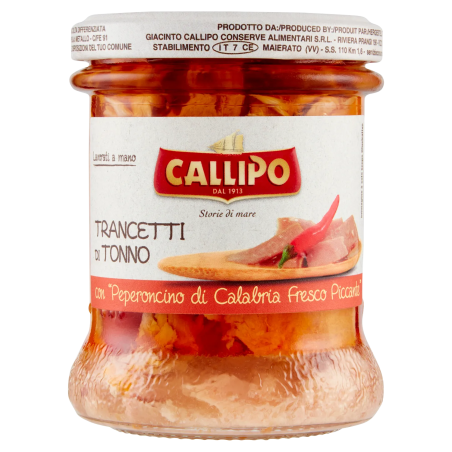 80767725 Callipo Trancetti di Tonno con Peperoncino 170gr