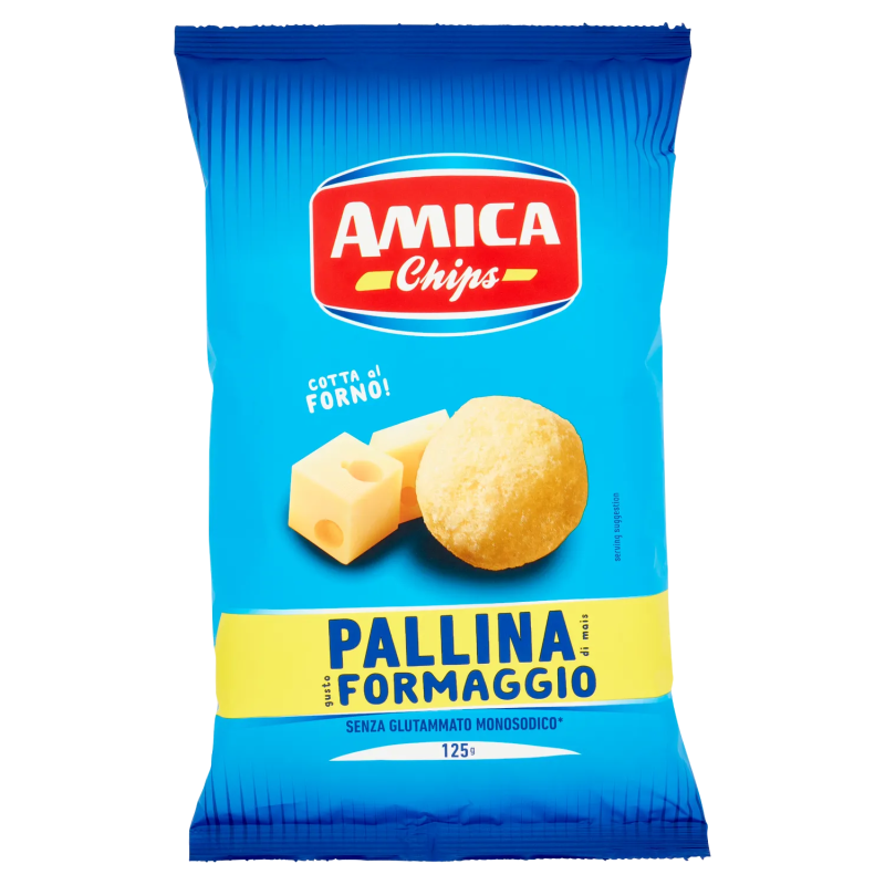 Amica Chips Pallina Formaggio 125gr