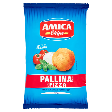 8008714006365 Amica Chips Pallina Pizza 125gr